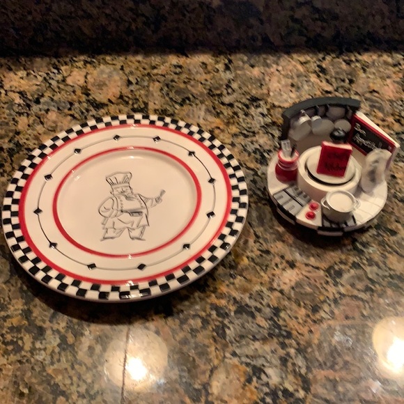 Yankee Candle Topper and Saucer
